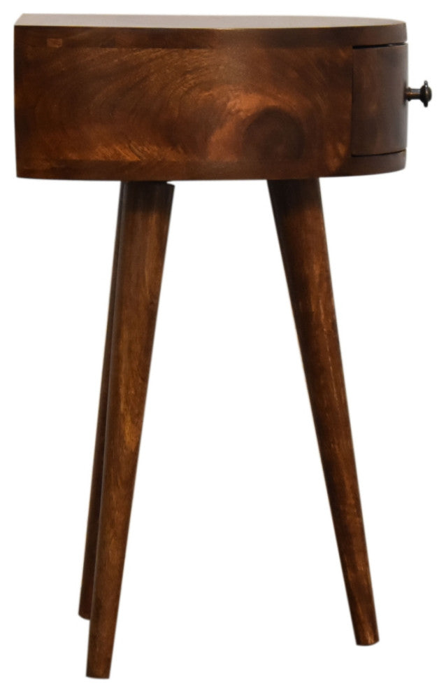 Chestnut Semi Circle Nightstand