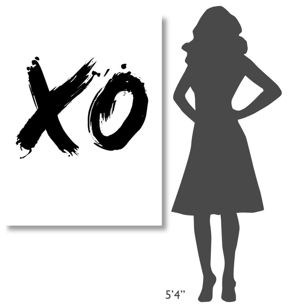 "XO Poster White" Fine Art Print