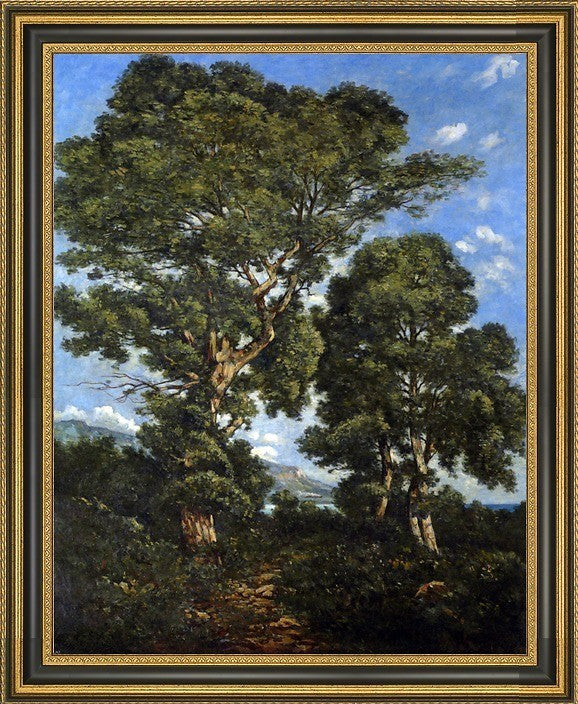 Henri Harpignies in The ForestFramed Premium Canvas Print, 16"x20"