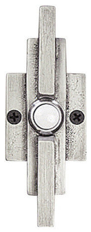 Skyline Bell Plate With Button, Satin