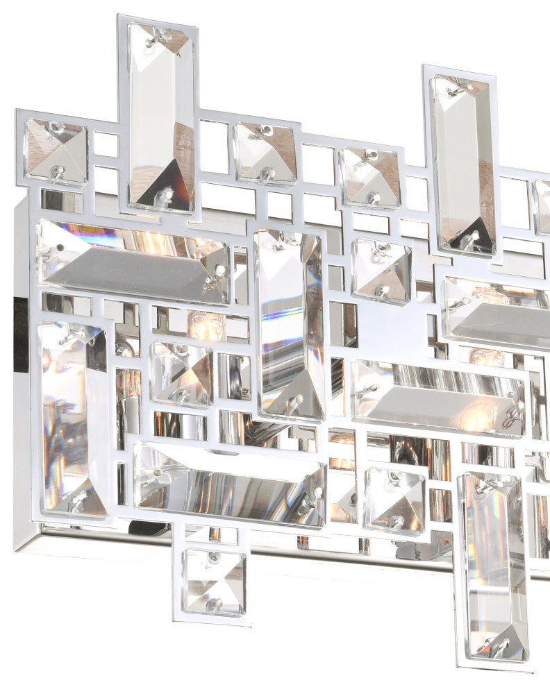 Arley 8 Light Vanity Light With Chrome Finish