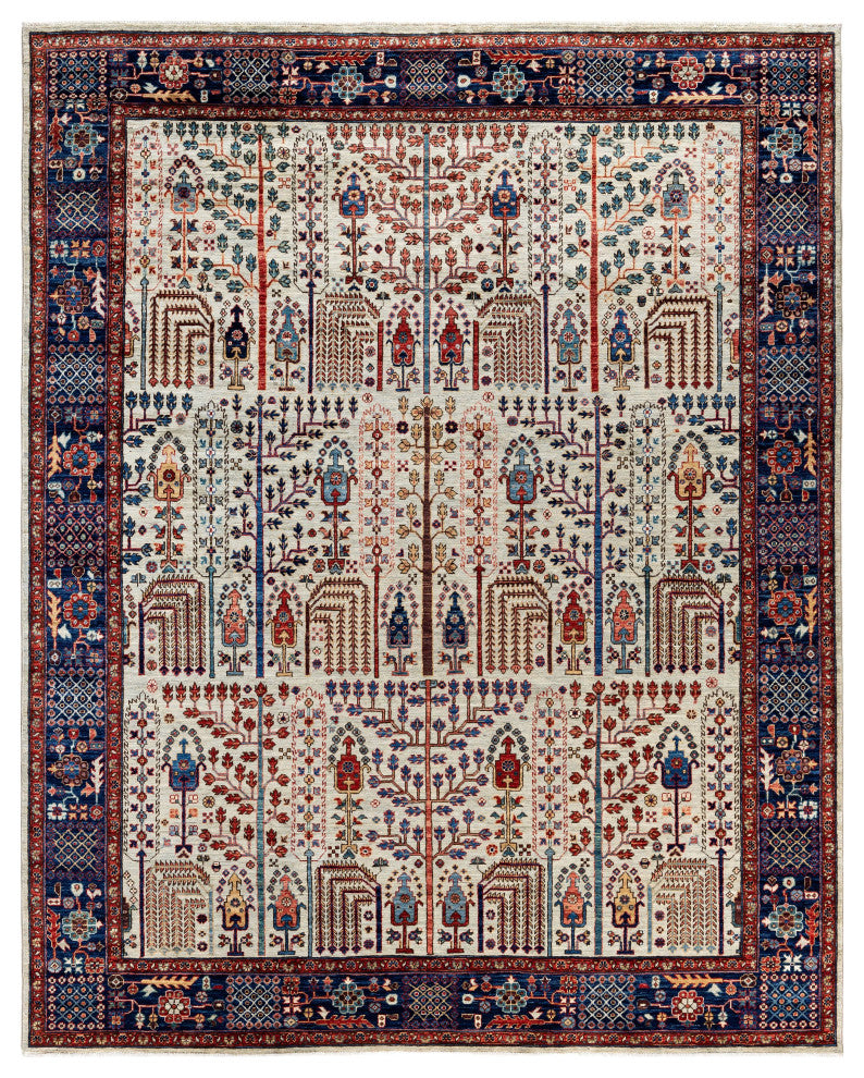 Serapi One-of-a-Kind Hand-Knotted Area Rug Light Gray, 8'0" x 9'11"