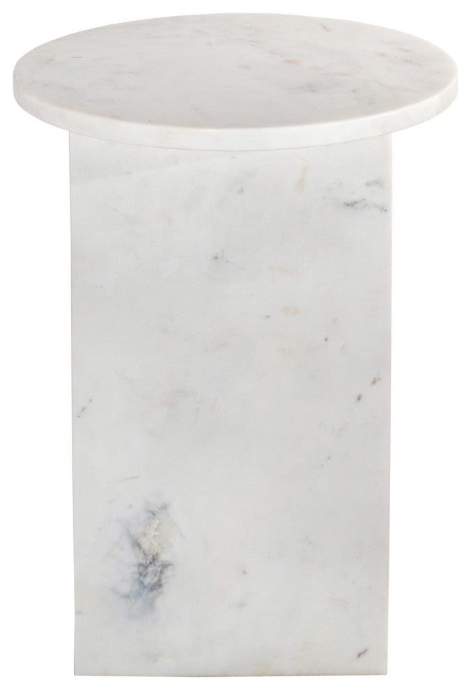 Grace Accent Table White