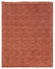 Eva Solid Area Rug, Rust, 6'x9'
