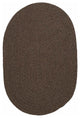 Colonial Mills Bristol WL35 Bark Traditional Area Rug, Oval 10'x13'