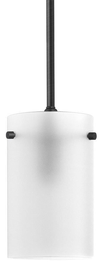 Effimero 1-Light Stem Hung Pendant Lamp, Medium, Black