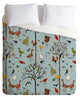 Deny Designs Rachelle Roberts Gathering Of The Webbed Feet Duvet Cover - Lightwe