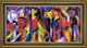 Franz Marc Stables - 15" x 30" Framed Premium Canvas Print