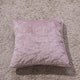 Mauve Velvet Diamond Tuft Bedspread Quilt Set, 18 X 18