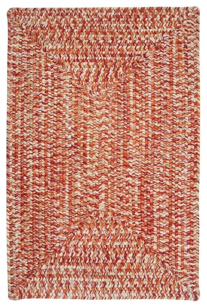 Colonial Mills Catalina CA79 Fireball Indoor/Outdoor Area Rug, Rectangular 4'x6'