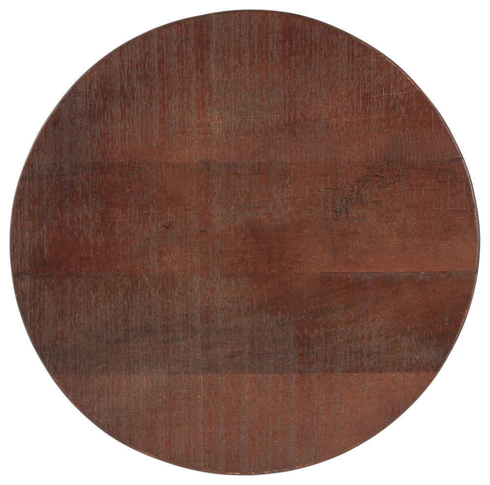 Ellis Adjustable Pedastal Side table, Silver