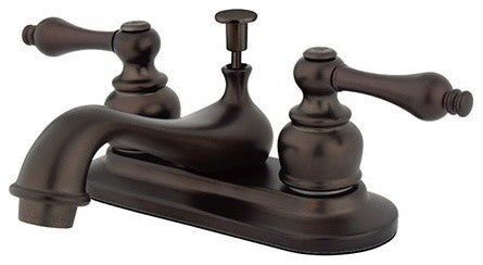 Kingston Brass 4" Centerset Bathroom Faucet, Oil Rubbed Bronze