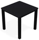 21" Square Marine Grade Outdoor End Table, Black