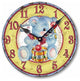 Vintage-Style Buster the Bear Wall Clock