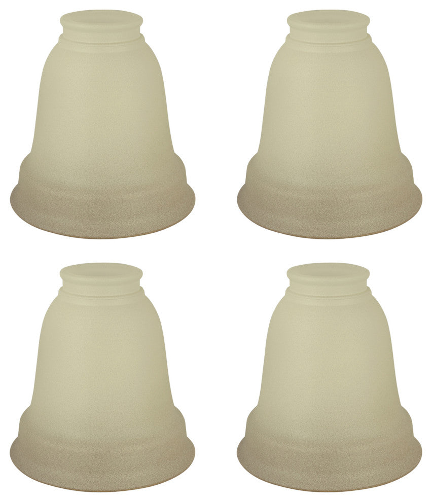 23103-4 Replacement Bell Shaped Antique Glass Shade, 4 Pack