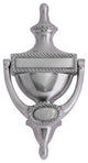 Rope Door Knocker 8", Satin Nickel
