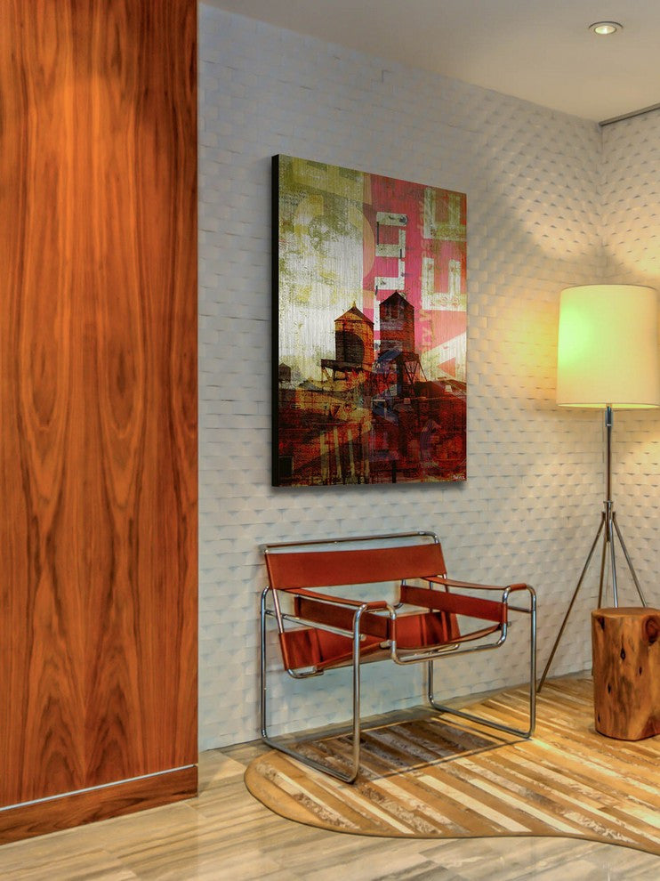 "Voice" Print on Brushed Aluminum, 40"x60"