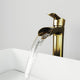 VIGO Niko 11" H Single Handle Single Hole Bathroom Vessel Faucet, Matte Brushed Gold