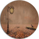 Behind Old Time Landscape, Photo Disc Metal Wall Art, 36"