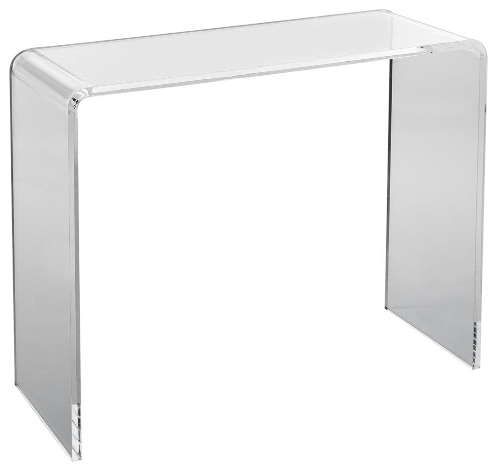 VEVOR Acrylic Console Table Clear Acrylic End Table 38x15x29" for Foyer