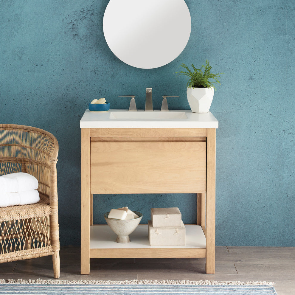 Solace 22" Mirror in Sunrise Oak