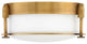 Hinkley Colbin Small Flush Mount, Heritage Brass