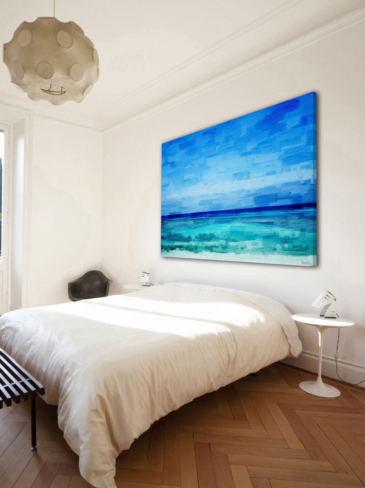"Cromer" Print on Canvas, 18"x12"