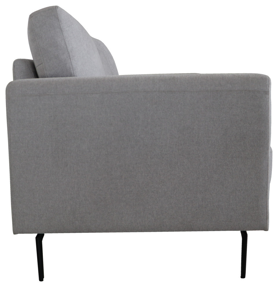 Kyrene Chair, Light Gray Linen