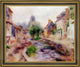 Pierre Auguste Renoir The Village Framed Premium Canvas Print, 20"x25"