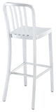 Modern Contemporary Dining Kitchen Bar Stool Silver