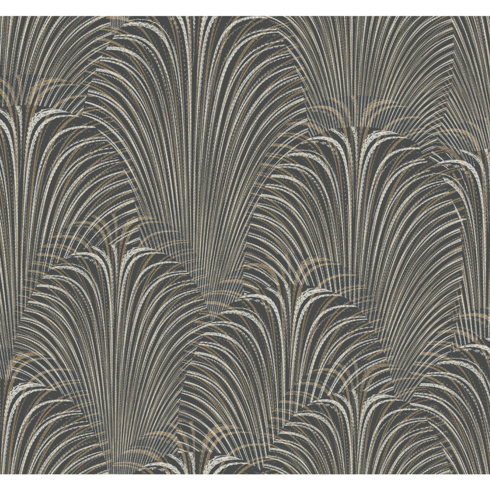 Black Deco Fountain Wallpaper