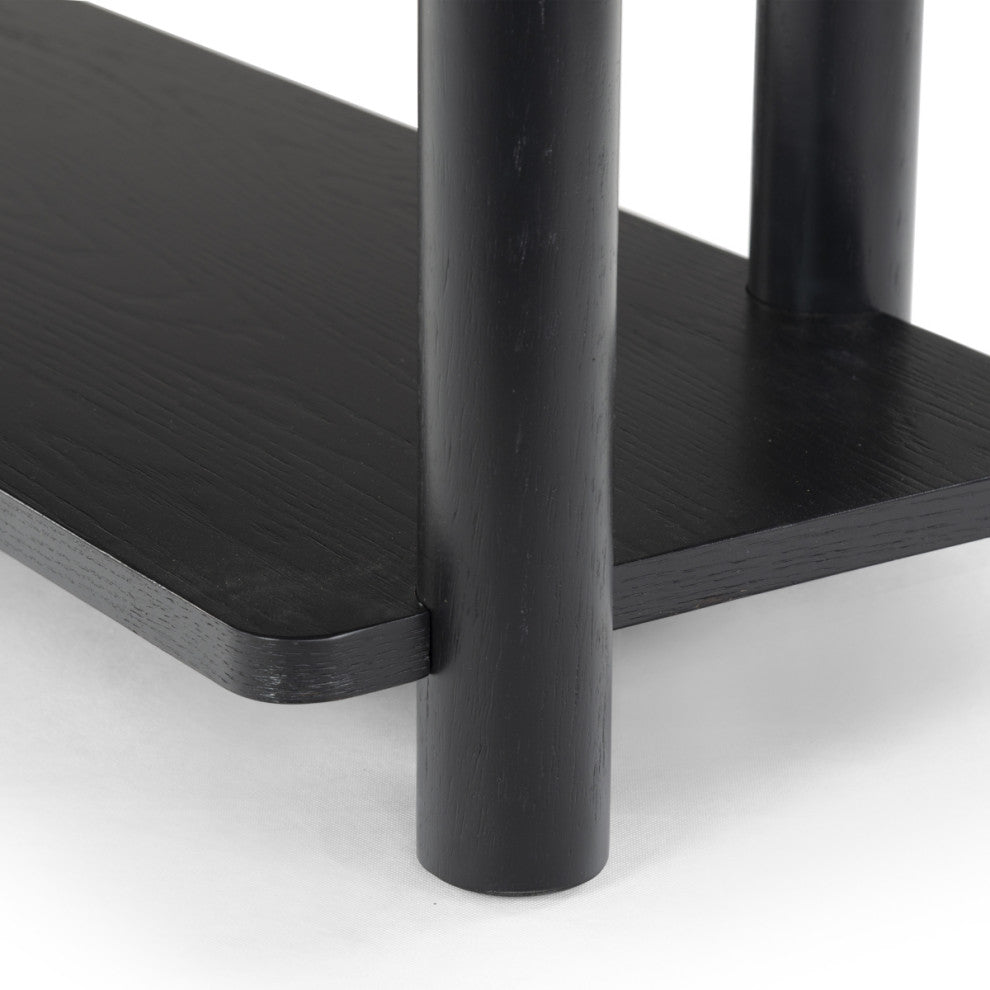Safavieh Couture Edisyn Wood Console Table, Black