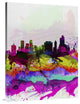 "Tulsa Watercolor Skyline" Fine Art Print