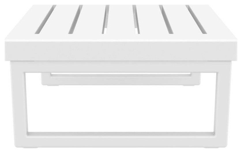 Mykonos Square Coffee Table White