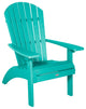 Waterfall Comfort Height Adirondack Chair, Seashell Blue