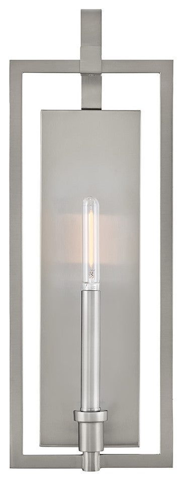 Lark Stassi Medium Single Light Sconce, Brushed Nickel