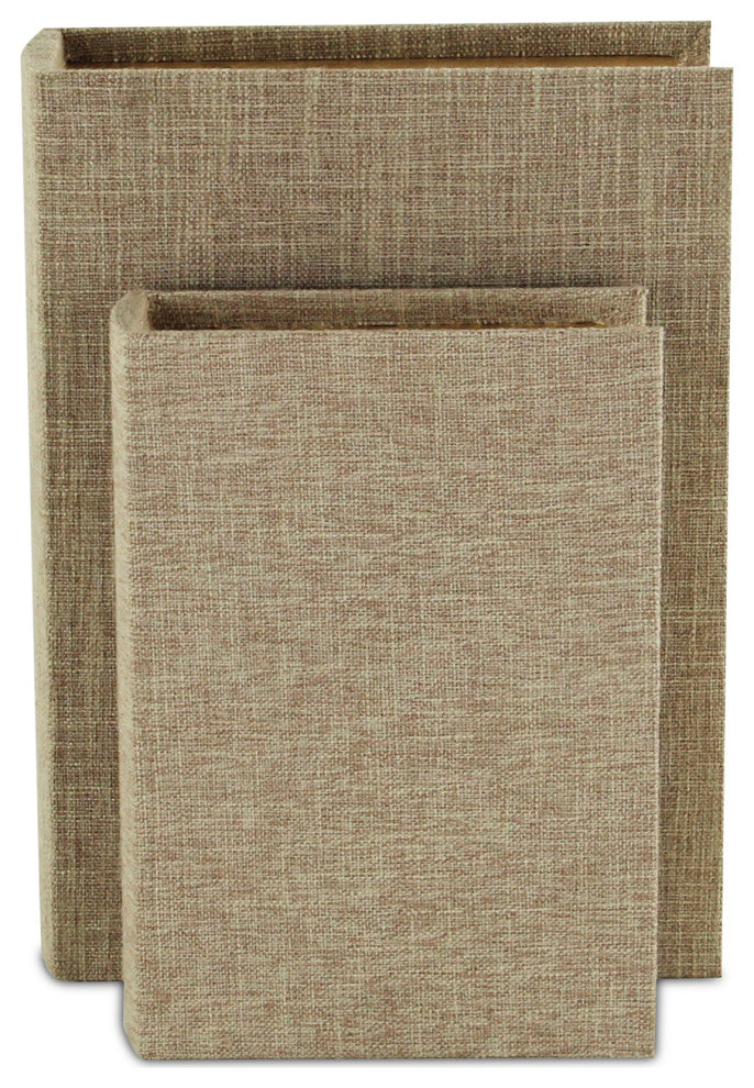Canter Isle Beige Linen Book Box Set