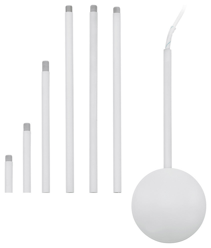 Electrical Box Extension w/ Chrome Finish, White