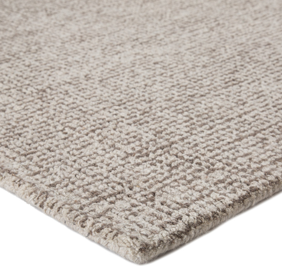 Jaipur Living Oland Handmade Abstract Gray/Light Gray Area Rug, 2'x3'