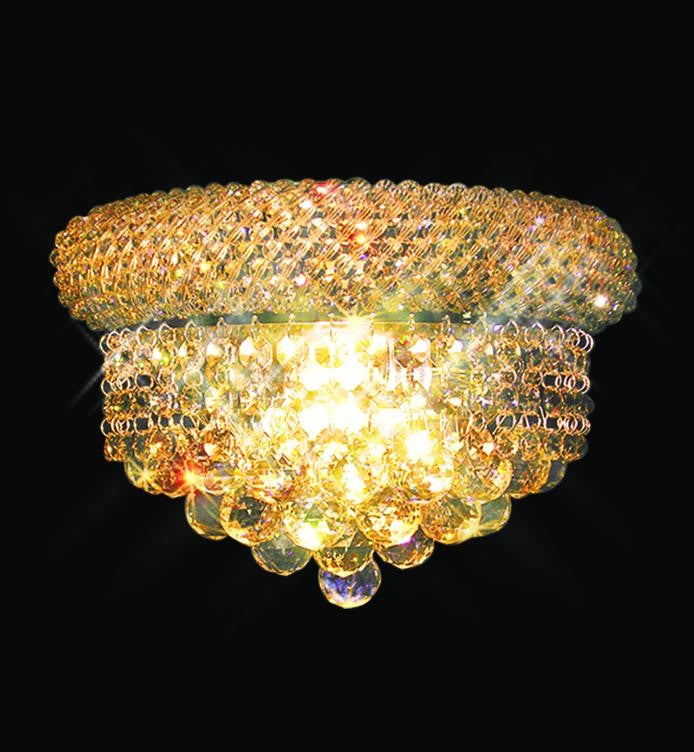 Artistry Lighting Primo Collection Flush Mount Chandelier 12x06, Gold