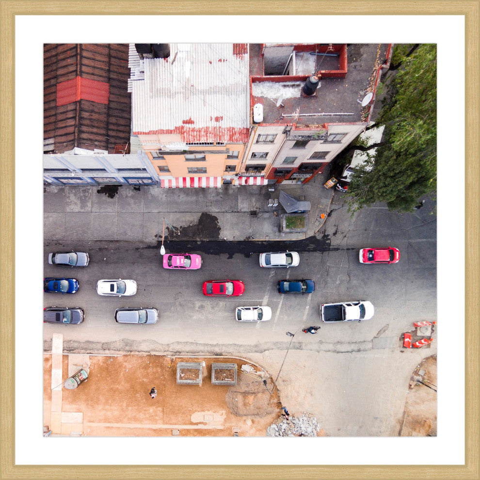 "One Way Street" Framed Print by Karolis Janulis