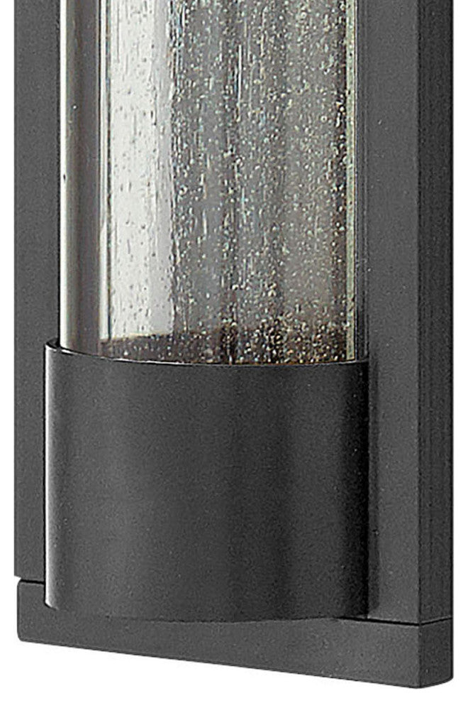 Hinkley Mist Large Wall Mount Lantern, Satin Black