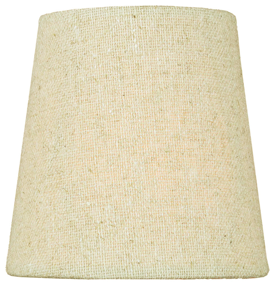 Clip-on Candelabra Lamp Shade, Sand-Linen
