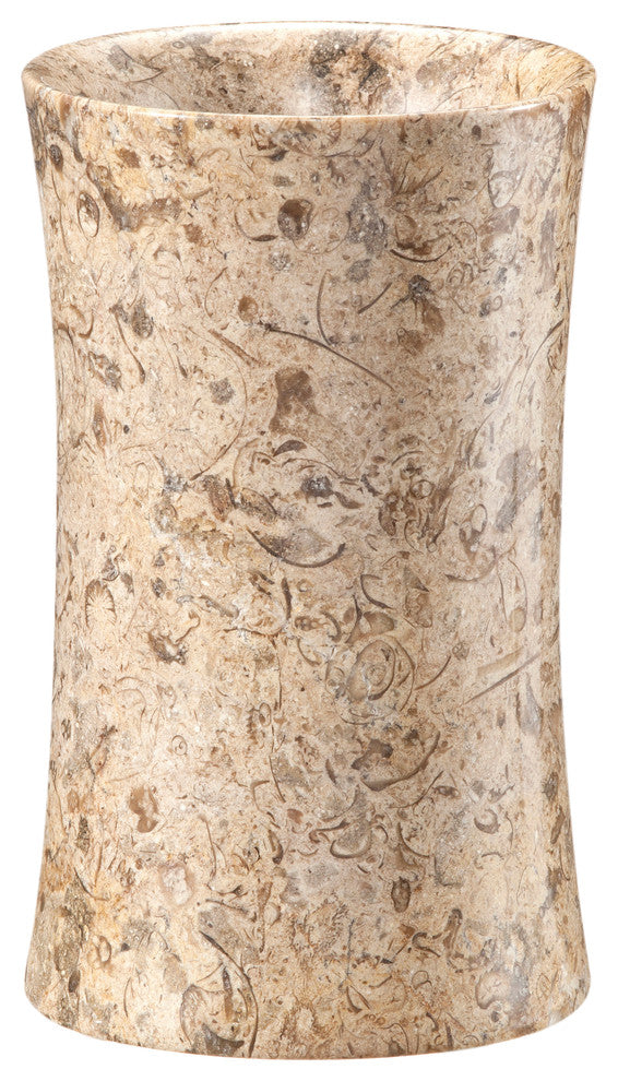 Vinca Collection Fossil Stone Tumbler