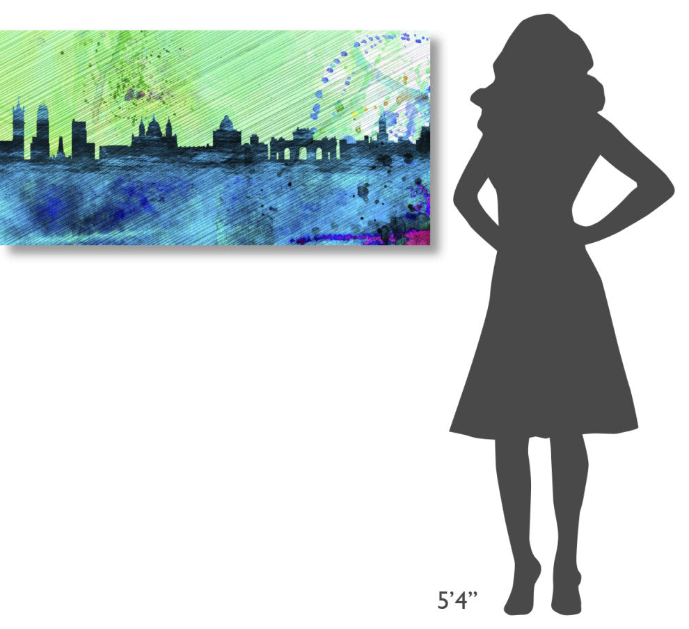 "Madrid City Skyline" Fine Art Print