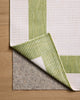 Loloi Easton Green / Ivory 6'-7" x 9'-4" Area Rug