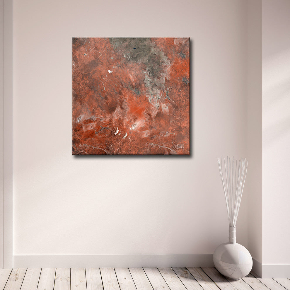 Ready2HangArt 'ABS X' Abstract Canvas Wall Art, 20"x20"