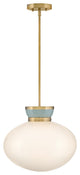 Lark Lucy Pendant Light, Lacquered Brass, Medium