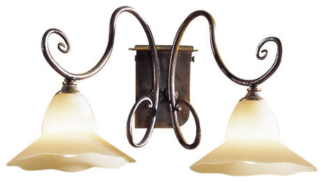 Country Line 1812 Wall Sconce, Graphite And Silver, White Scavo