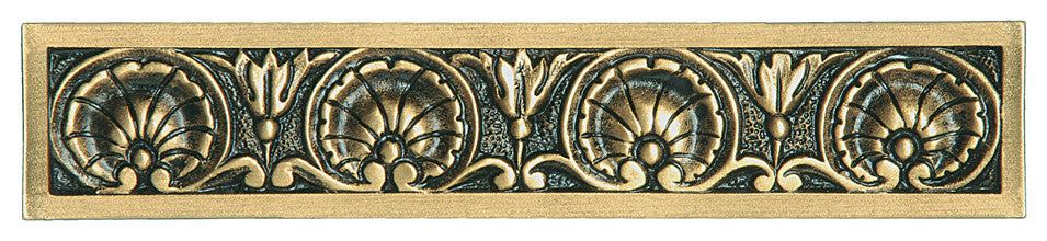Kensington Pull Antique Pewter, 24k Satin Gold